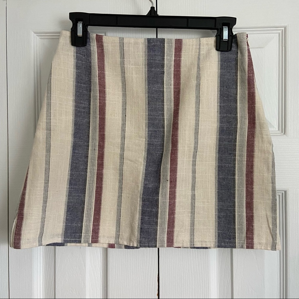 Striped Mini Skirt